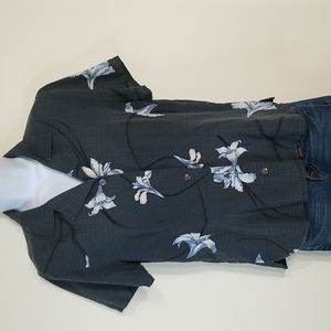 Tommy Bahama Size S silk Hawaiian camp shirt